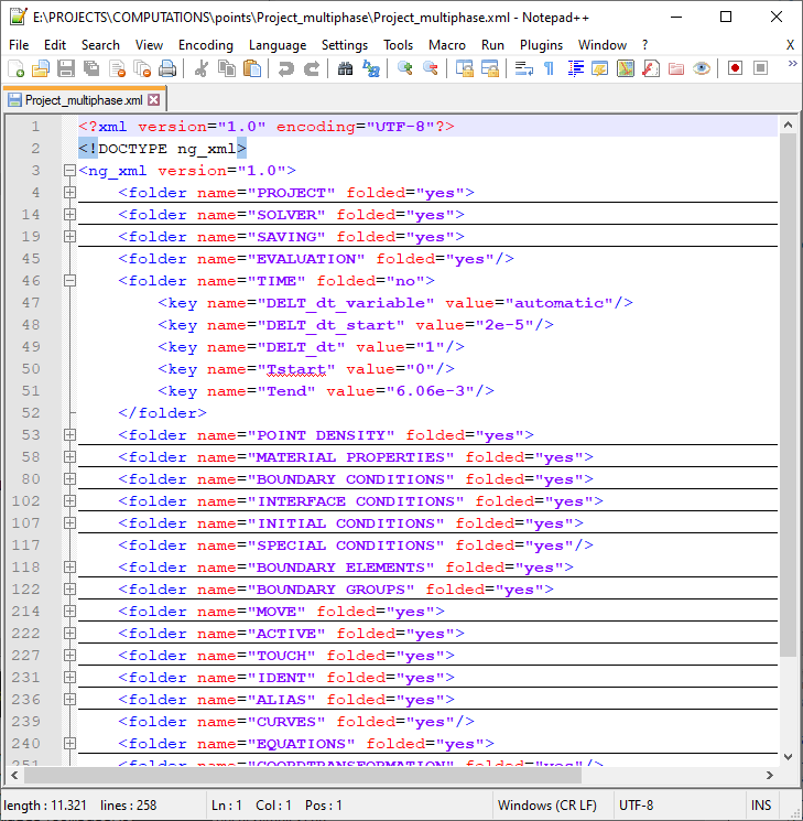 XML formatInTextEditor