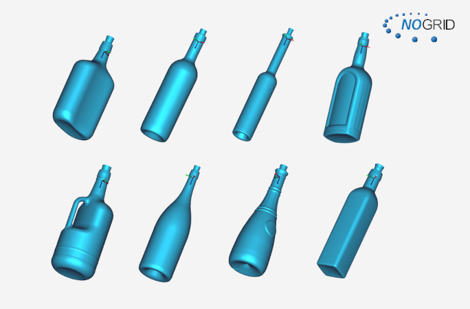 Practical Container Forming Simulation