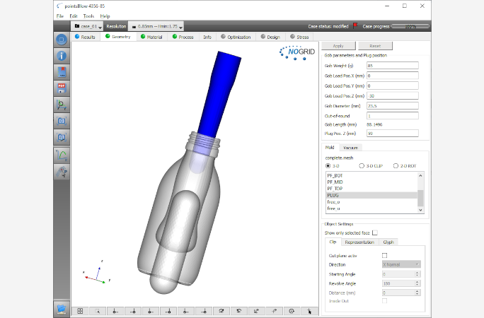 Behälterglas Simulation Fallstudie