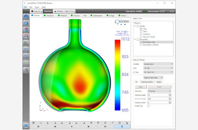 Behälterglas Simulation: Die Welt ist 3D