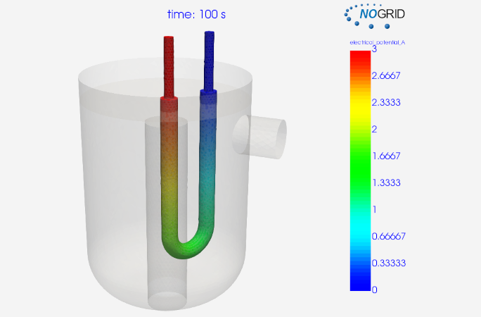 Electrical Heating Water in Continuous Flow Mode