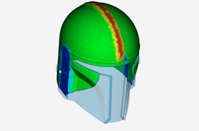 Injection Molding Mandalorian Helmet