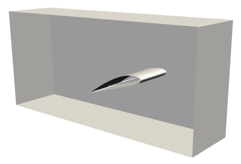 CAD-Modell NACA 4415 Flügel in NOGRIDs COMPASS