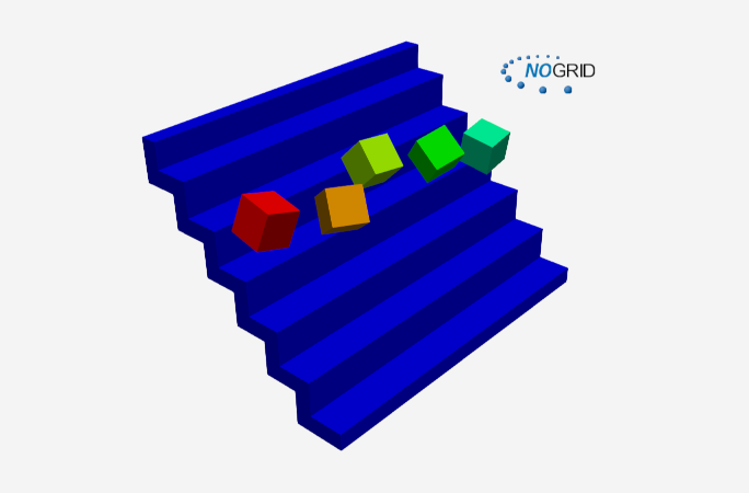 SSI Five Boxes on Stair